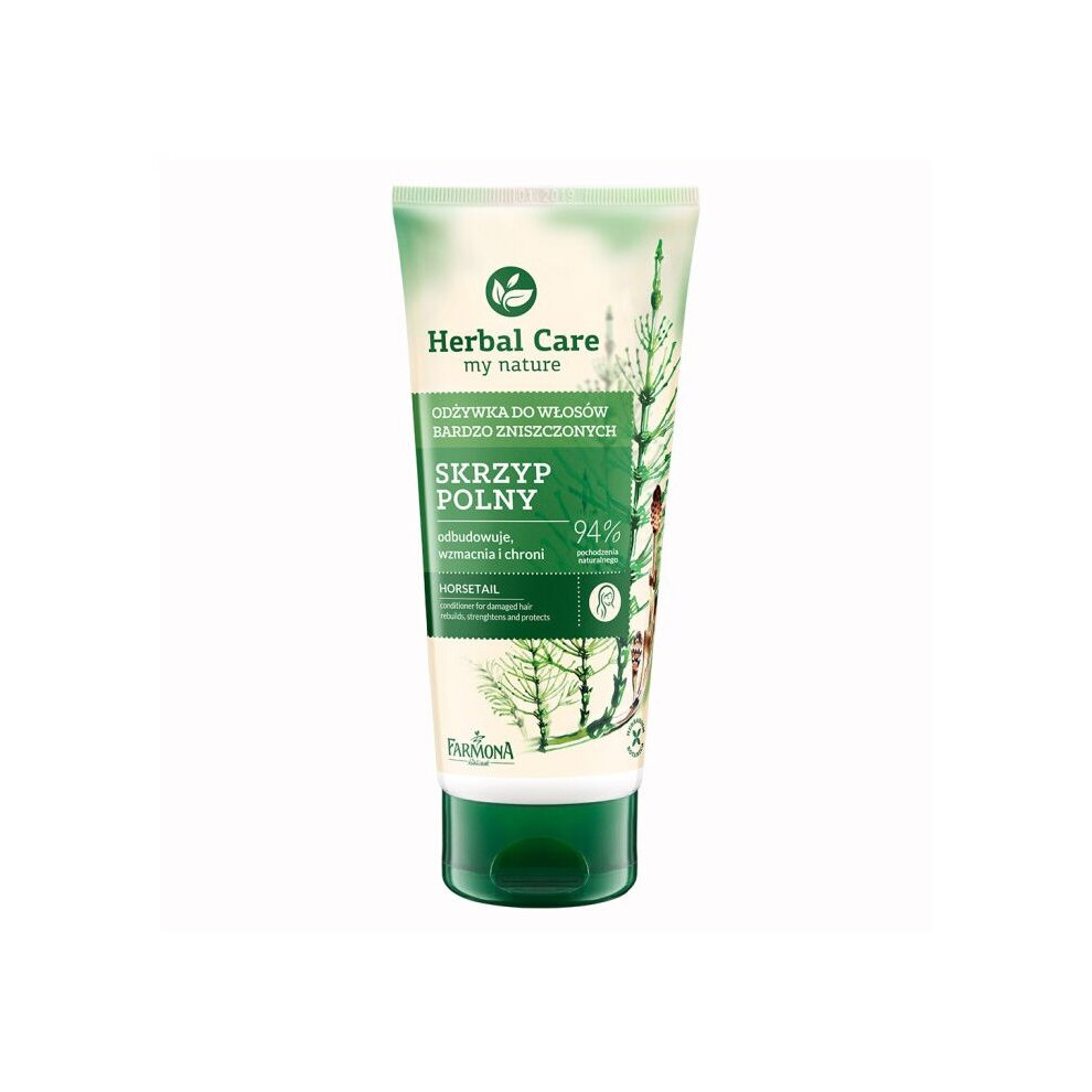 Black Farmona Herbal Care Horsetail Conditioner For Damaged Hair 200Ml