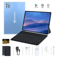(Blue) WUXIAN V62 Tablets 10.1'' 8MP+5MP WIFI Bluetooth Dual Sim Android Tablet PC