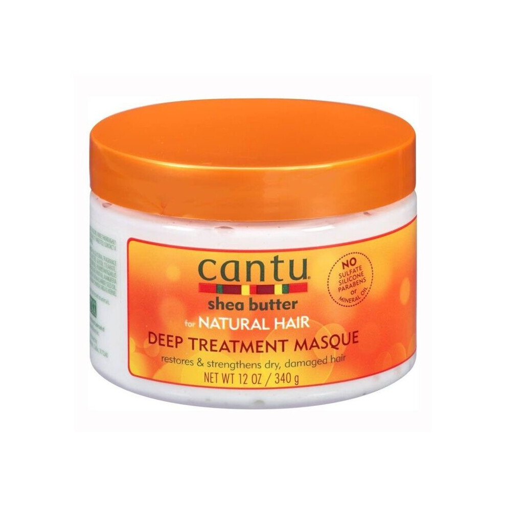Black Cantu Natural Hair Shea Butter Sulfate & Paraben Free Deep Treatment