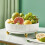Living And Home (White) Rotating Round Spice Storage Tray Turntable Kitchen Organizer 4