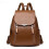 Backpack female large capacity bag soft leather lady backpack 4