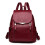 Backpack female large capacity bag soft leather lady backpack 5