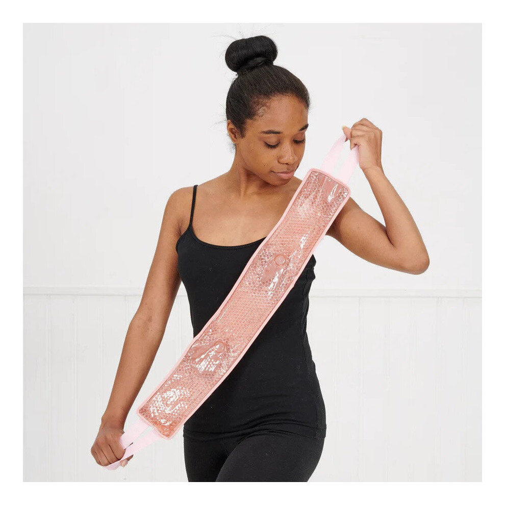 Aroma Home Pink Therapeutic Gel Beads Long Body Wrap