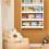 SoBuy Kids Wall Bookshelf 4-Tier White 4