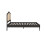Birlea Rattan King Size Bed Frame Birlea Leonie 150cm 5FT Black Bedstead 10