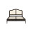 Birlea Rattan King Size Bed Frame Birlea Leonie 150cm 5FT Black Bedstead 11