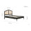 Birlea Rattan King Size Bed Frame Birlea Leonie 150cm 5FT Black Bedstead 8