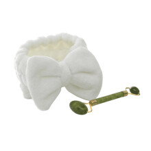 Danielle Dual Ended Jade Facial Roller Massager & Headband Gift Set