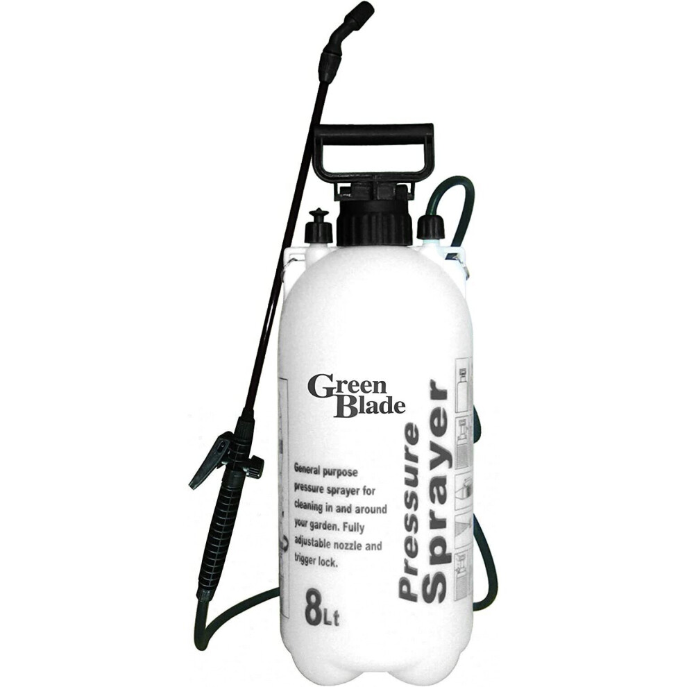 8l Green Blade Knapsack Pressure Sprayer -  knapsack sprayer 8l pressure garden green blade bbks100