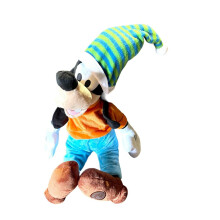 Disney Mickey Mouse Classic Goofy Soft Doll Toy 16" Christmas hat cap