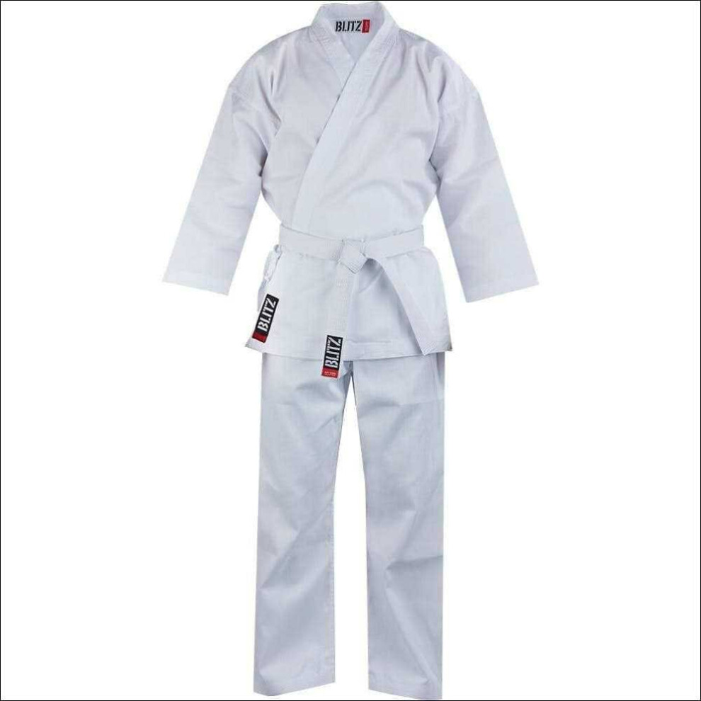 (190cm) Blitz Sports Adult Karate Suit - White