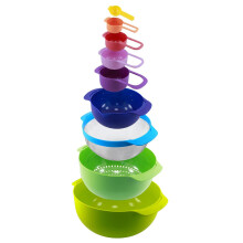 Herzberg 9-in-1-Schüssel- und Messbecher-Set