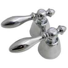 Universal, Chrome, Lever, Hot & Cold Handles, Pr. 01-7091