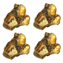 Pack Of 4 Roast Knuckle Bone Buffalo Beef Flavor Large Dog Chew Treat