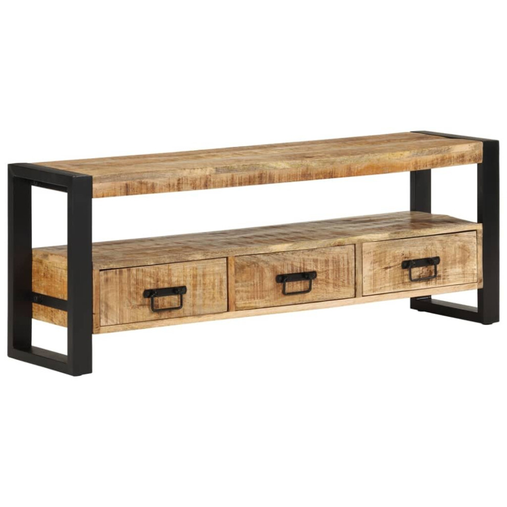 Vidaxl (Solid Mango Wood) Solid Acacia Wood Tv Cabinet Console Table Sideboard Stereo Media Stand