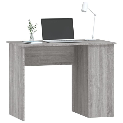 VidaXL (grey sonoma) vidaXL Desk Office Computer Desk Study Desk Writing Table Engineered Wood 2