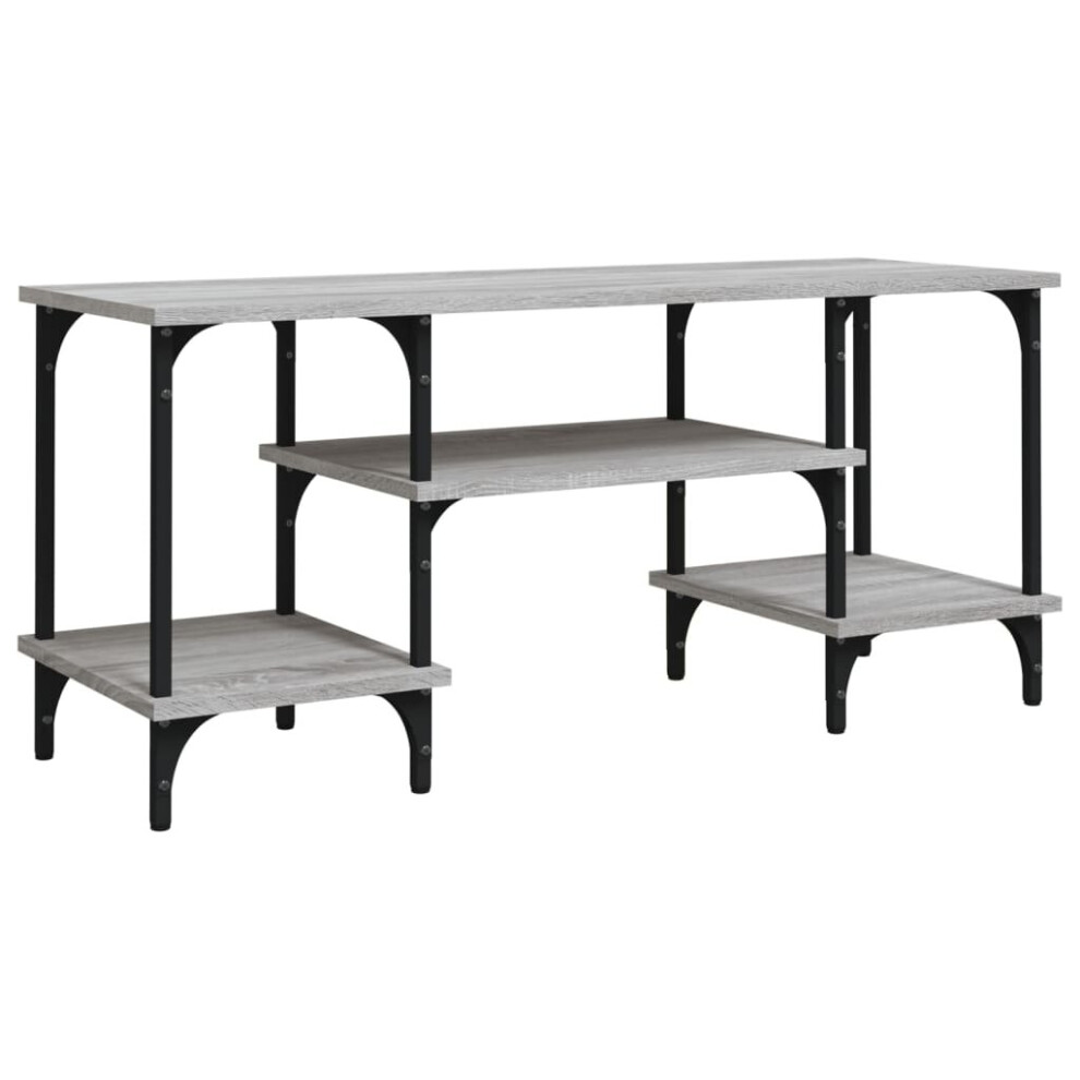 Vidaxl (Grey Sonoma) Tv Cabinet Tv Stand Sideboard Media Cabinet Tv Unit Engineered Wood