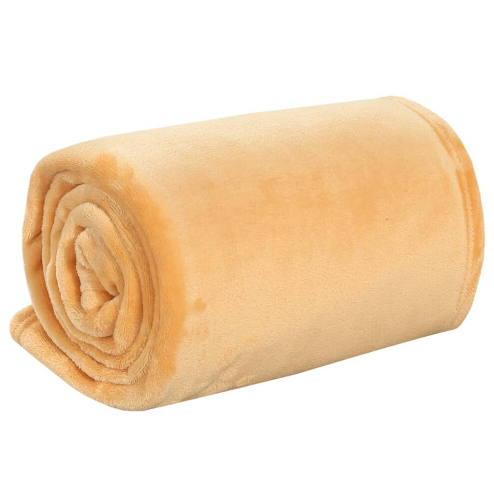 Vidaxl (Brown, 130 X 170 Cm) Blanket Bedding Blanket Bed Throw Camping Blanket Ultimate Polyester