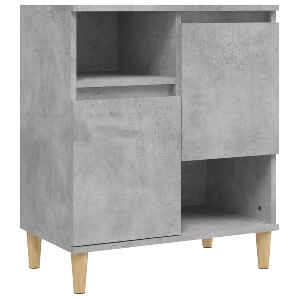 Vidaxl (Concrete Grey) Sideboard Storage Cabinet Cupboard Highboard For Home Engineered Wood