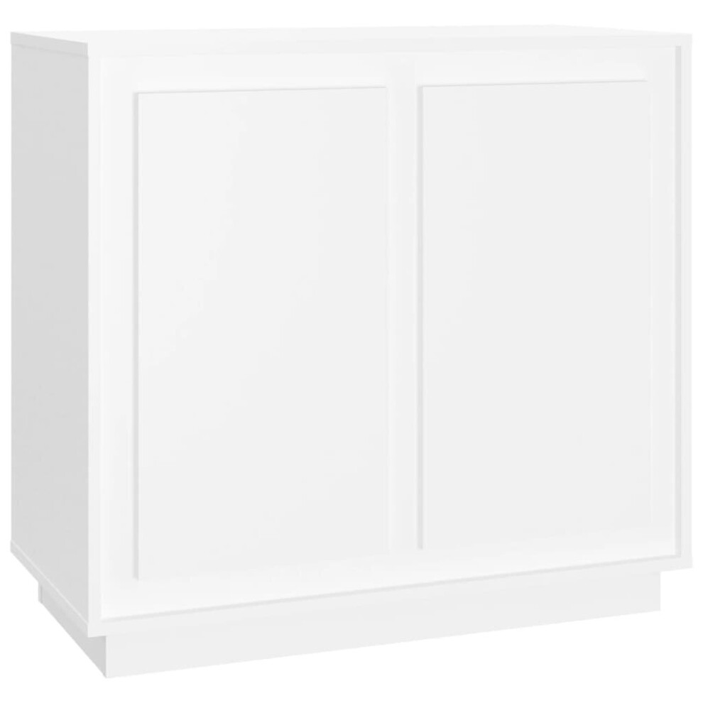 (white) vidaXL Sideboard Cabinet Cupboard Highboard Home Organiser Engineered Wood