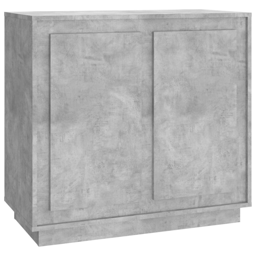 Vidaxl (Concrete ) Sideboard Cabinet Cupboard Highboard Home Organiser Engineered Wood Grey
