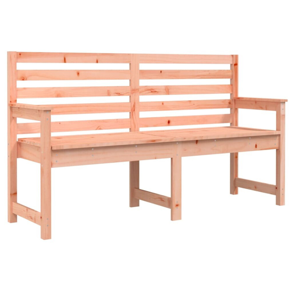 (natural douglas, 159.5 x 48 x 91.5 cm) vidaXL Garden Bench Outdoor Picnic Bench Camping Wooden Bench Solid Wood Pine