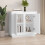 VidaXL (white) vidaXL Sideboard Cabinet Cupboard Highboard Home Organiser Engineered Wood 3