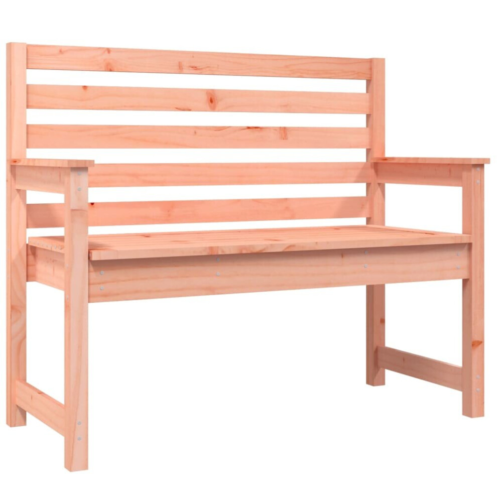 (natural douglas, 109 x 48 x 91.5 cm) vidaXL Garden Bench Outdoor Picnic Bench Camping Wooden Bench Solid Wood Pine