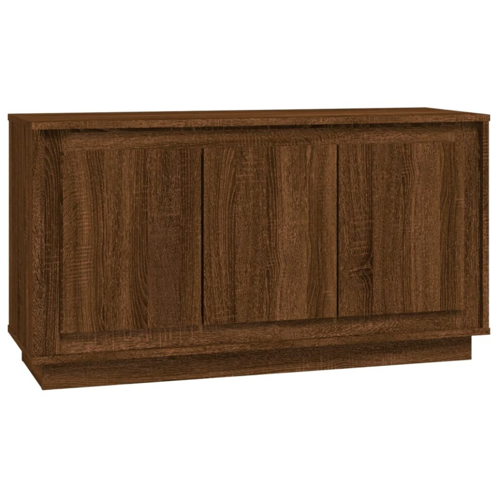 (brown oak) vidaXL Sideboard Cabinet Cupboard Side Cabinet Home Organiser Engineered Wood