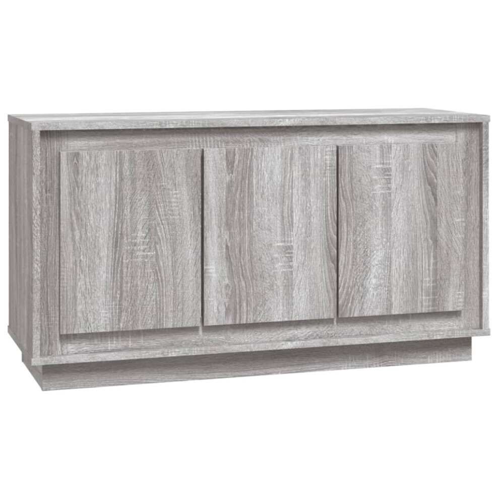 (grey sonoma) vidaXL Sideboard Cabinet Cupboard Side Cabinet Home Organiser Engineered Wood