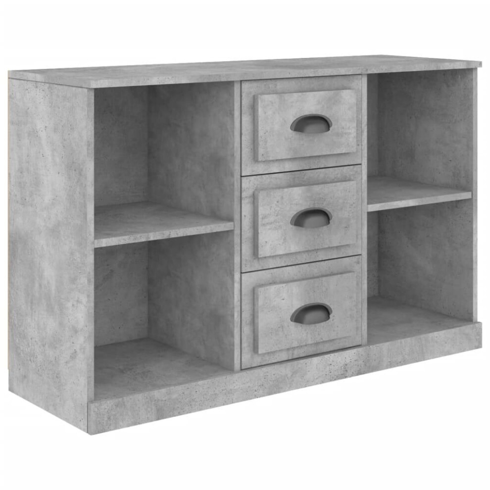 (concrete grey) vidaXL Sideboard Storage Cabinet Side Cabinet Home Cupboard Engineered Wood