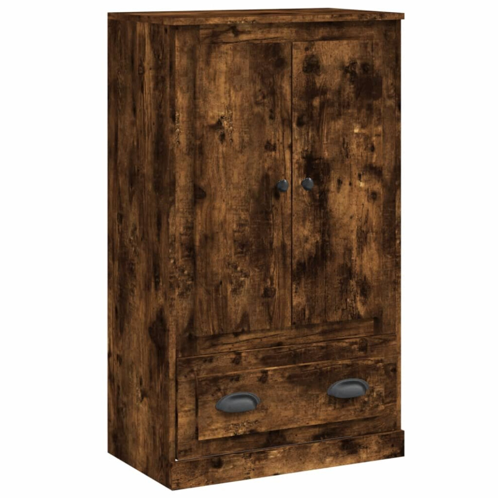 Vidaxl (Smoked Oak) Highboard High Sideboard Side Cabinet Storgae Cupboard Engineered Wood