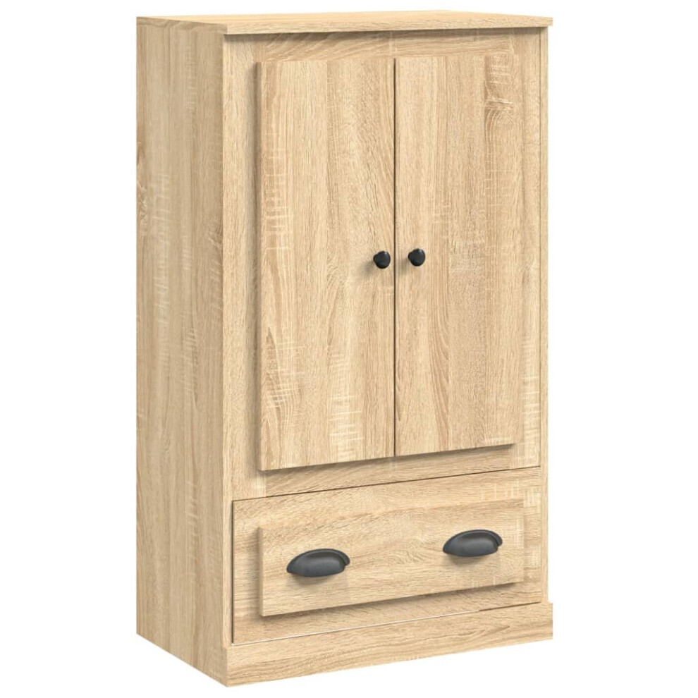 Vidaxl (Sonoma Oak) Highboard High Sideboard Side Cabinet Storgae Cupboard Engineered Wood