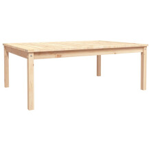 (natural pine, 121 x 82.5 x 45 cm) vidaXL Garden Table Outdoor Table Patio Wooden Dining Table Solid Wood Pine