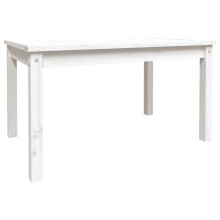 (white pine, 82.5 x 50.5 x 45 cm) vidaXL Garden Table Outdoor Table Patio Wooden Dining Table Solid Wood Pine