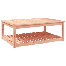 (natural douglas, 121 x 82.5 x 45 cm) vidaXL Garden Table White Solid Wood Pine Outdoor Table Multi Colours/Sizes