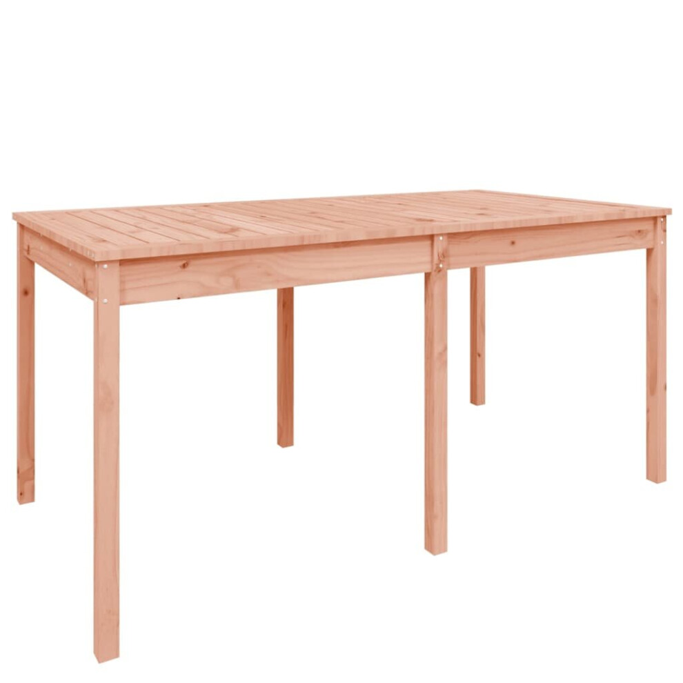 Vidaxl (Natural Douglas, 159.5 X 82.5 X 76 Cm) Garden Table Patio Table Wooden Dining Coffee Table Solid Wood Douglas