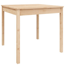 (natural pine, 82.5 x 82.5 x 76 cm) vidaXL Garden Table Patio Table Wooden Dining Coffee Table Solid Wood Douglas