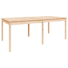 (natural pine, 203.5 x 100 x 76 cm) vidaXL Garden Table Patio Table Wooden Dining Coffee Table Solid Wood Douglas