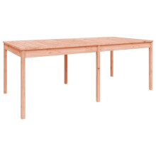 (natural douglas, 203.5 x 100 x 76 cm) vidaXL Garden Table Patio Table Wooden Dining Coffee Table Solid Wood Douglas