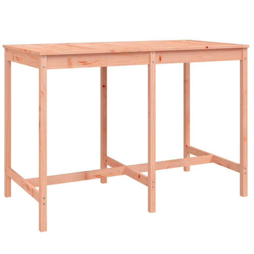 Vidaxl (Natural Douglas, 159.5 X 82.5 X 110 Cm) Garden Table Outdoor Table Patio Wooden Dining Table Solid Wood Pine