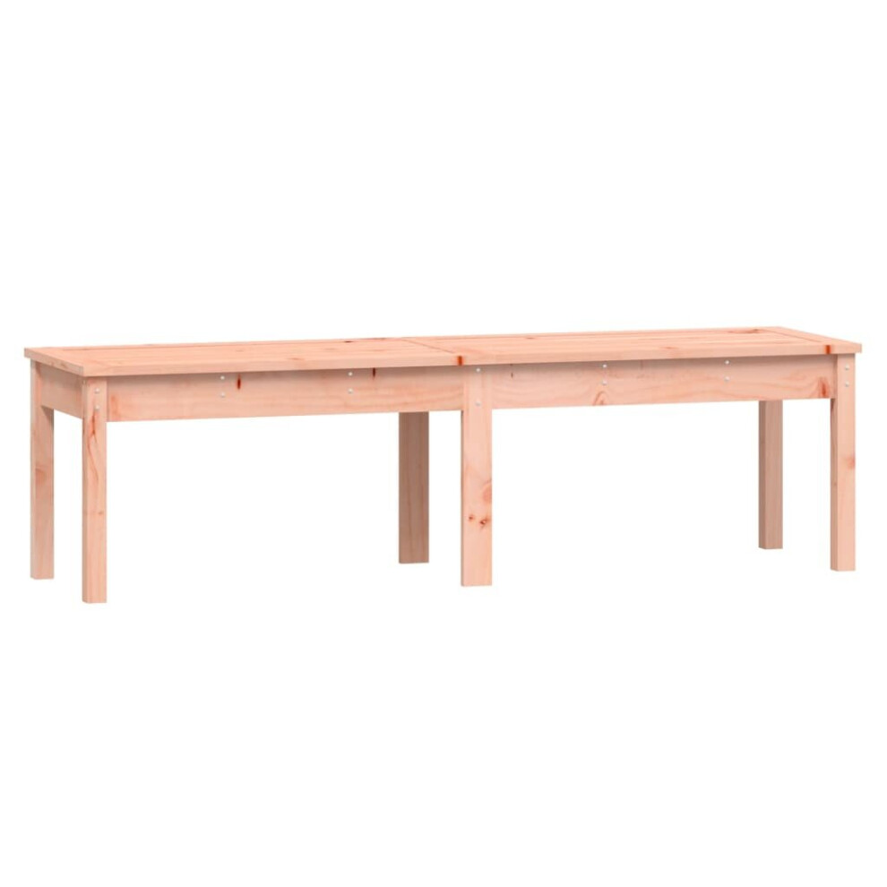 (natural douglas, 159.5 x 44 x 45 cm) vidaXL Garden Bench Outdoor Picnic Bench Camping Wooden Bench Solid Wood Pine