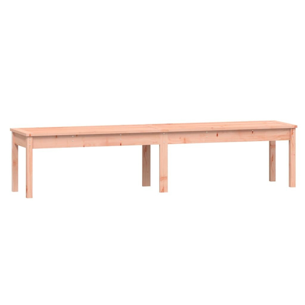 (natural douglas, 203.5 X 44 X 45 cm) vidaXL Garden Bench Outdoor Picnic Bench Camping Wooden Bench Solid Wood Pine