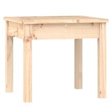 (natural pine, 50 x 44 x 45 cm) vidaXL Garden Bench Outdoor Picnic Bench Camping Wooden Bench Solid Wood Pine