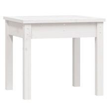 (white pine, 50 x 44 x 45 cm) vidaXL Garden Bench Outdoor Picnic Bench Camping Wooden Bench Solid Wood Pine