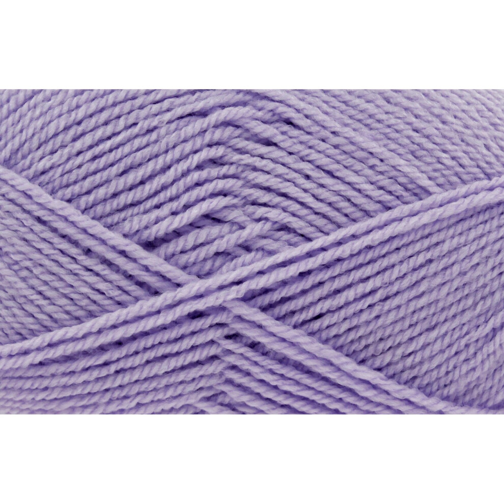 (Lilac (17)) King Cole Big Value Baby DK 100% Acrylic Knitting Yarn 100g