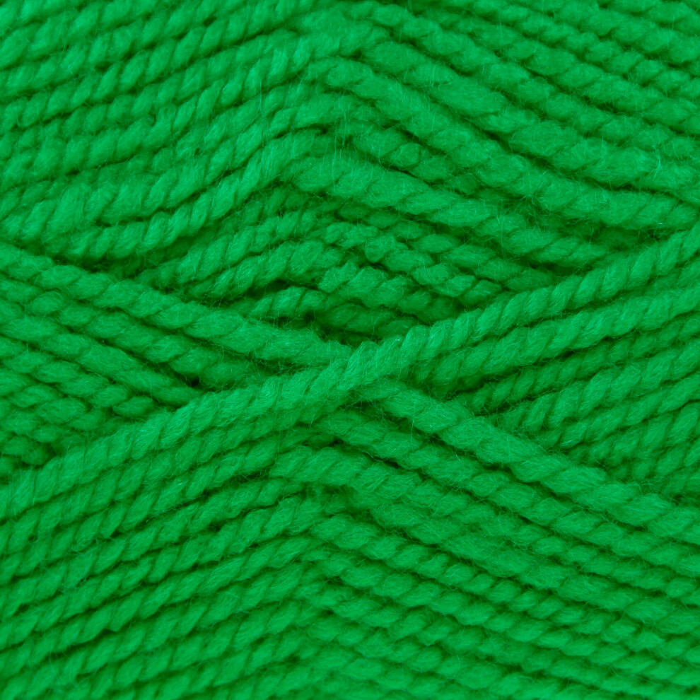 (Green (833)) King Cole Big Value Chunky 100% Acrylic Knitting Yarn 100g