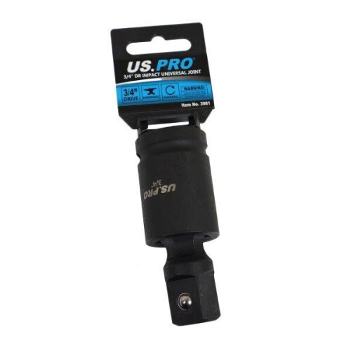 us pro US PRO Tools 3/4" Drive Universal Impact Socket Joint wobble swivel extension 3981 2