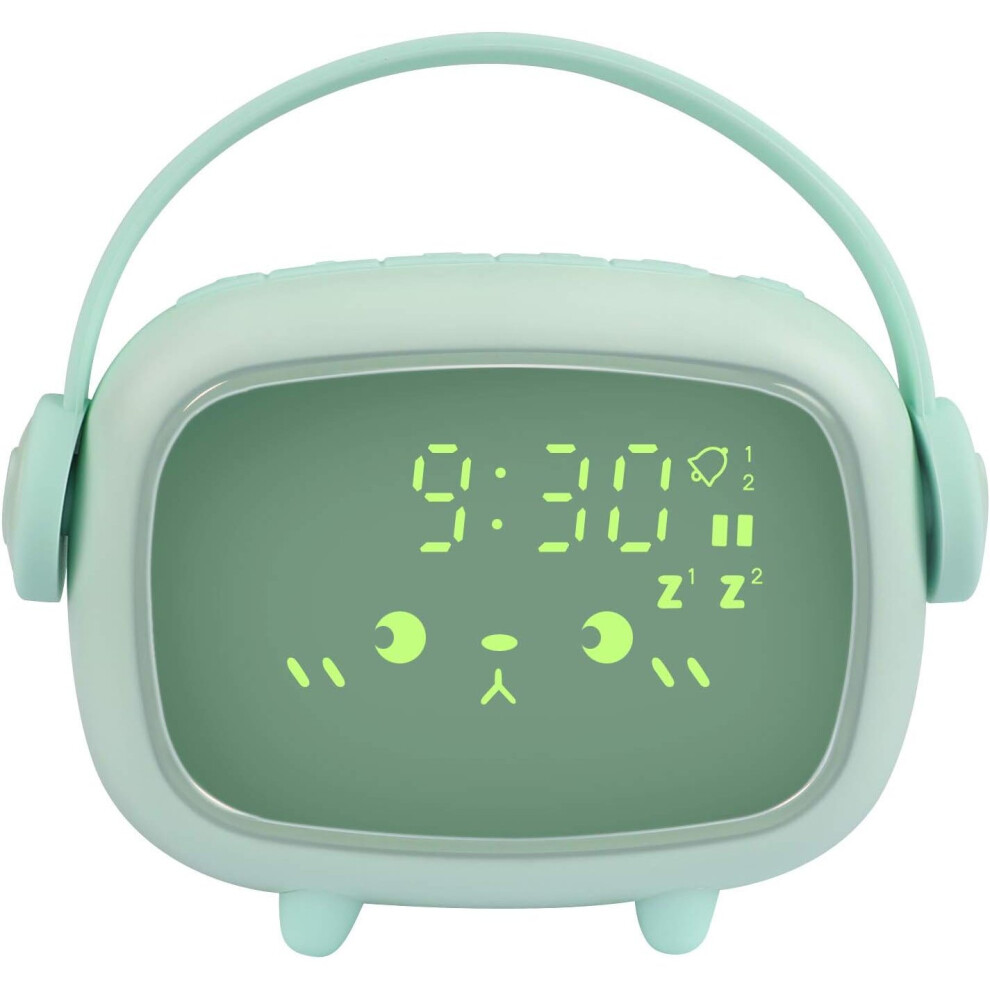 Gopatriot Memory Cute Wake Up Digital Alarm Clock Adjustable Multifunction Timer