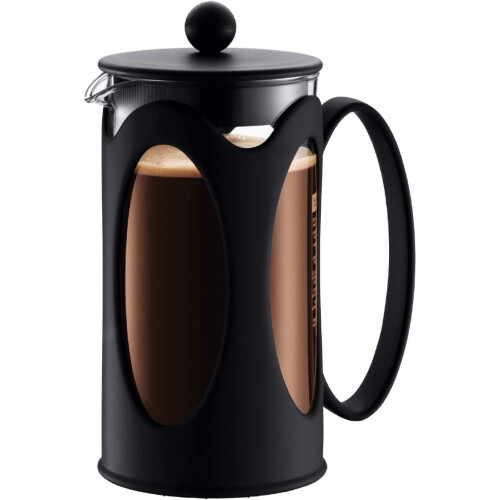 Coffee Maker, Borosilicate Glass - 3-Cup (0.35 L), Black